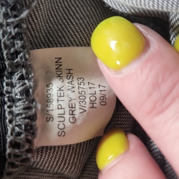 💙🤍❤️HP❤️🤍💙 EUC Athleta: Sculptek Ultra Skinny Gray-Wash Jean, size 10 - Picture 6 of 7